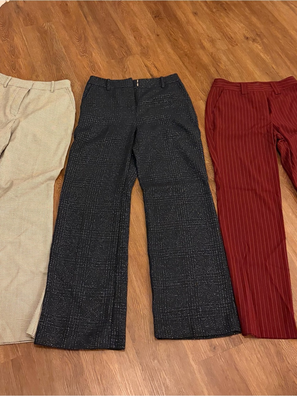 Worthington Black Tweed Boot Cut Pants